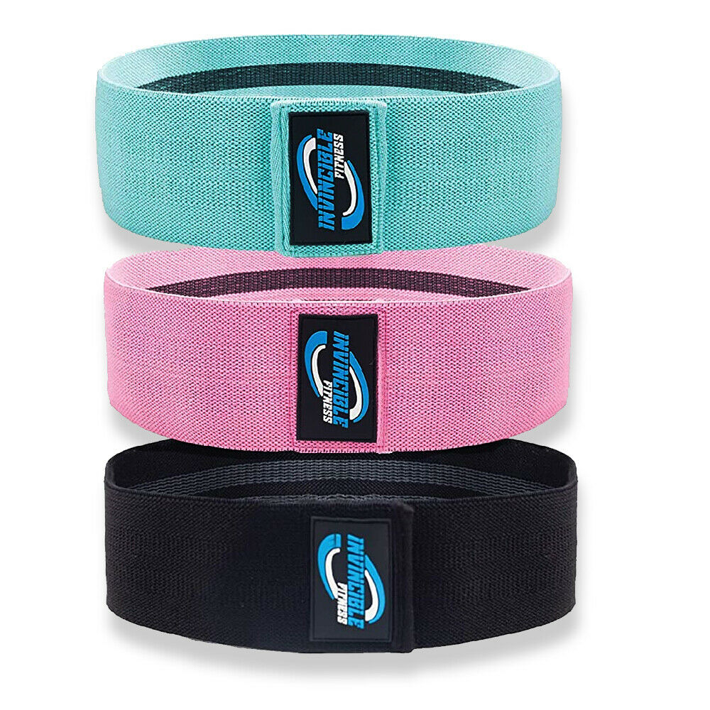 Fabric fitness resistance bands for workouts