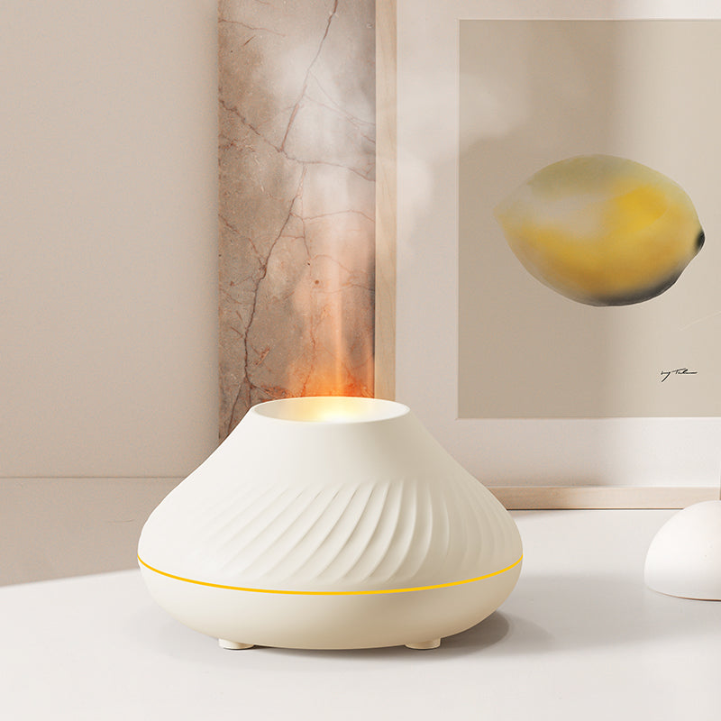 RGB Flame Aroma Diffuser 130Ml 3d Colorful Flame