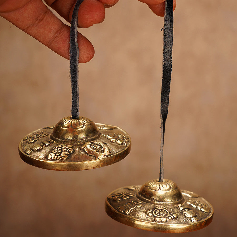 Copper Tibetan meditation bell, clear sound