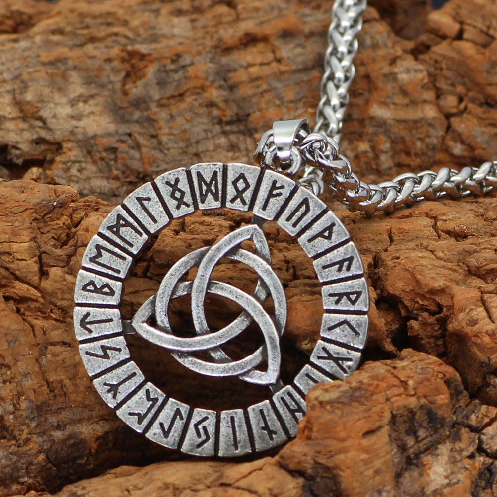 Pendant-amulet with runes